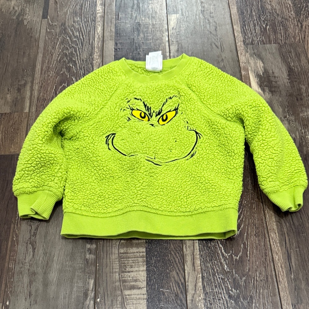 Hanna Andersson Bright Green Grinch‎ Sweatshirt